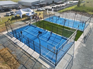 Palas de padel cancha de padel di động padel Tòa Án toàn cảnh đầy đủ sân tennis - Product Image 6