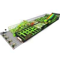 Parque de trampolín interior cuadrado 800 de fábrica de Chile con esponja de pared de escalada divertida piscina de PVC hecha de espuma de plástico OEM ODM disponible