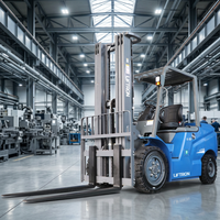 Forklift Listrik Liftron CPD30L 3000kg 3 Ton untuk Proyek Utilitas, Transportasi Material, Ban Solid, Stabilitas Luar Ruangan