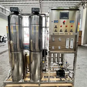 Venta caliente Mini 500L SS planta de tratamiento de agua sistema de purificación de agua máquina de agua potable de acero inoxidable