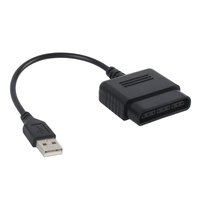 Adaptateur de manette de jeu pour convertir la manette de jeu PS2 en manette de jeu PS3 PC USB, câble adaptateur