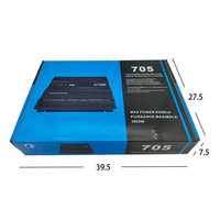 Amplificateur de voiture OEM d'usine, classe AB, 4 canaux, DC 12V, 3800W, haute puissance, crossovers, radio HD intégrée, impédance 2/4, 40Hz-20kHz