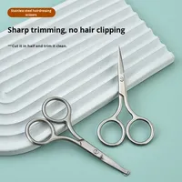 Outil de beauté pour paupières doubles, ciseaux à manucure en acier inoxydable à pointe fine, coupe-cuticules, coupe-sourcils, ciseaux à poils de nez