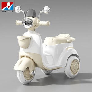 Trottinette pour enfants avec panier, effets lumineux et musicaux, design de <span class=keywords><strong>moto</strong></span> simulée, jouet de trottinette d'équilibre pour enfants - Product Image 4