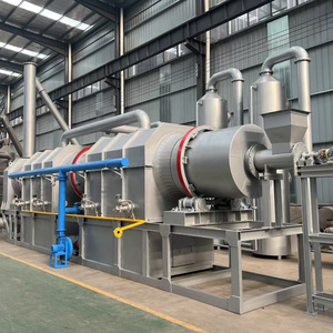 Horno de carbonización rotativo sin humo de tipo continuo/máquina para hacer carbón vegetal con cáscara de coco - Product Image 1