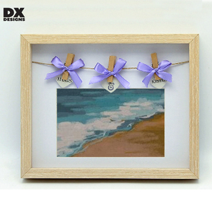 DX Design MDF Tenture murale Collage <span class=keywords><strong>Cadre</strong></span> photo pour la décoration intérieure Décoration murale pour cartes postales Tableau mémo pour dortoirs - Product Image 6