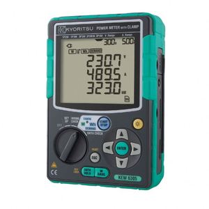เครื่องวัดพลังงานไฟฟ้า Kyoritsu KEW 6305 สำหรับการตรวจสอบ การบันทึก และการวิเคราะห์แบบเรียลไทม์ของระบบไฟฟ้าเฟสเดียว/สามเฟส - Product Image 1