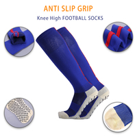 Largas Medias Calcetines Deporte Calcetas Deportivas Futbol Chaussettes de football antidérapantes pour hommes