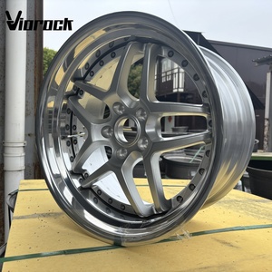 Viorock 鍛造ホイール：シルバー、5スポーク、18～24インチ、5*114.3、5*120、シビック、M4、M5、RS5、RS7、GTR、911 GT3RSに適合 - Product Image 2