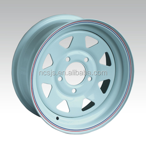 Roues personnalisées de <span class=keywords><strong>remorque</strong></span> de camion <span class=keywords><strong>13</strong></span>/14/15/16 pouces en acier forgé moyeux <span class=keywords><strong>ou</strong></span> jantes - Product Image 3