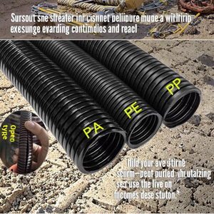 Professionale PA66 <span class=keywords><strong>tubo</strong></span> corrugato filo di acciaio rinforzato PP <span class=keywords><strong>plastica</strong></span> <span class=keywords><strong>tubo</strong></span> <span class=keywords><strong>flessibile</strong></span> protettivo per tubi tubi raccordi - Product Image 1