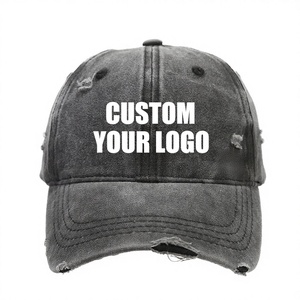 JX Custom Embroidery Ethnic <b>Leaf</b> & Leopard Denim Dad Hat for Men and Women Washed Distressed Baseball Cap-100% Cotton Sporty - Product Image 4