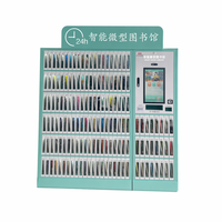 Meubles de bibliothèque HAUMR : Casier intelligent, armoire de livraison de livres avec écran tactile FHD et borne de libre-service
