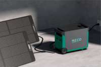 Generator Tenaga Surya Meco 3.6kWh Pro 3000W LiFePO4 Portabel dengan MPPT 8000 Siklus untuk Darurat Rumah, RV, Cadangan Off-Grid