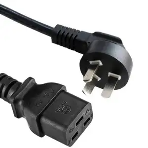 Xinsheng China Power Cords GB2099 Standard Plug to IEC 320 C19 Power Cord AC Power Cable For Servers and PDU with Custom Length