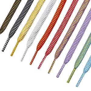 Weiou W-Type Metal Wire Draw Cord Cordones <span class=keywords><strong>de</strong></span> zapatos 50-200cm <span class=keywords><strong>de</strong></span> longitud Inserto plano para Jumpmans Y350 Zapatos Piezas y accesorios para zapatos - Product Image 2