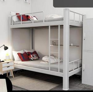 Lit superposé pour adultes, lit à deux étages en fer, lit double en acier, lit simple en métal pour auberge, dortoir, Letto Matrimoniale <span class=keywords><strong>Castello</strong></span> - Product Image 3