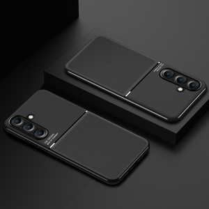 <span class=keywords><strong>Support</strong></span> magnétique pour <span class=keywords><strong>voiture</strong></span>, étui en cuir PU mat pour <span class=keywords><strong>Samsung</strong></span> Galaxy <span class=keywords><strong>S21</strong></span> S22 S23 S24 S25 S26 <span class=keywords><strong>Ultra</strong></span> + FE, protection de l'objectif, pare-chocs souple en TPU - Product Image 3