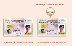การพิมพ์บัตรสมาร์ทการ์ดแบบ CMYK ความละเอียดสูงสำหรับเครื่องพิมพ์บัตรพลาสติก CR80 แบบรีทรานส์เฟอร์ ความละเอียด 600DPI เครื่องพิมพ์สองด้าน - Product Image 4
