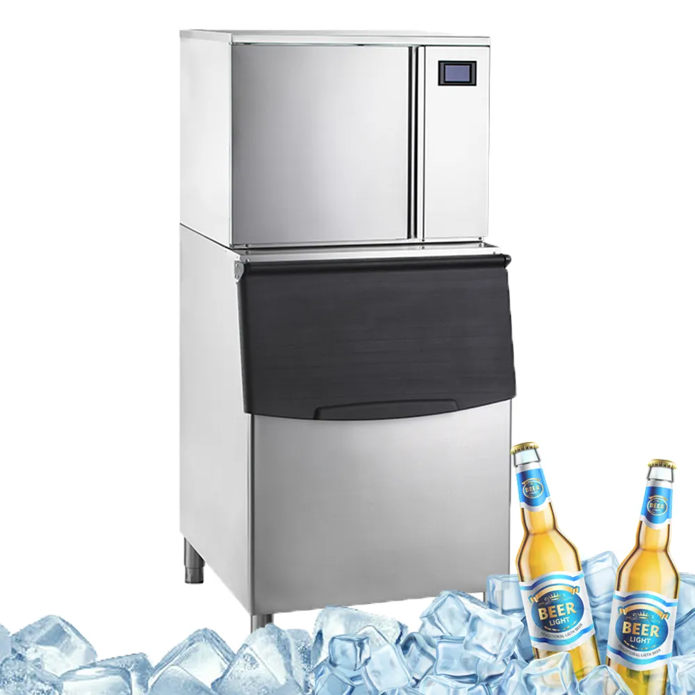 เครื่องทำน้ำแข็งพิเศษ590กก. เครื่องทำน้ำแข็งออกแบบเชิงพาณิชย์สำหรับร้านอาหาร