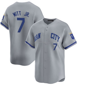 2025 für Kansas City Road Limited Graues Trikot für Männer Benutzer definierte Baseball-Shirts in Übergröße mit gestickten Logos Genähte Uniformen - Product Image 3