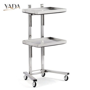 <span class=keywords><strong>Chariot</strong></span> de Salon Roulant Moderne et Polyvalent pour Salon de Coiffure, Barbier, Spa - Mobilier de Salon Durable en Acier Inoxydable à 4 Roues - Product Image 5