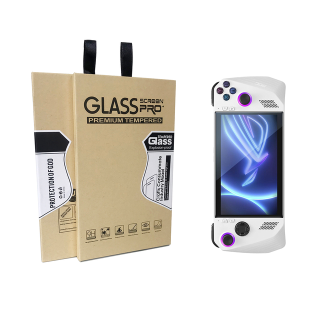 New Arrival HD Clear Anti Shock 2.5d 9H Tempered Glass Screen Protector for ROG ALLY, Game Protector