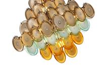 Lustre créatif en verre à bulles, lampe suspendue artistique multicolore pour hall d'hôtel, décoration de la maison