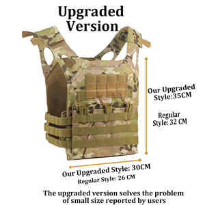 Gilet Tattico SturdyArmor, Attrezzatura Militare, Gilet Zavorrato Molle in Oxford Verde Mimetico, Leggero, Taglio Laser, Multifunzionale - Product Image 2