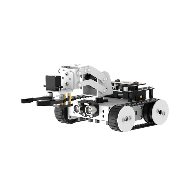 Qtruck Programmable Robot Powered by micro:bit Programmable Robot Track Chassis Design Support Handlebit Control