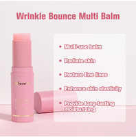 Baume multi-usages pour le cou, le visage et les lèvres, base de maquillage hydratante, marque privée, longue durée, hydratant, collagène rose, anti-rides, rebondissant