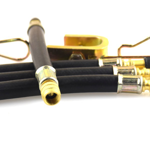Kit de tubes d'extension de valve 140 mm avec pinces métalliques pour réparation et gonflage des pneus pleins de scooter - Product Image 4