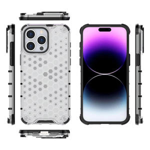 Custodia per telefono a nido d'ape 4 Airbag ad angolo antiurto ibrido per PC + TPU Cover per Samsung Galaxy M35 M53 <span class=keywords><strong>M13</strong></span> - Product Image 2