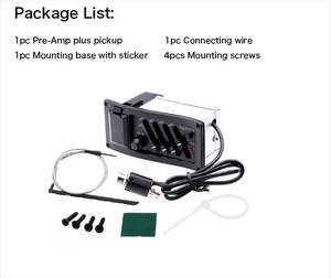 EQ LC-5 5 ban nhạc Acoustic Guitar Pickup Preamplifier Equalizer Piezo Pickup với LCD tuner và điều khiển âm lượng - Product Image 6