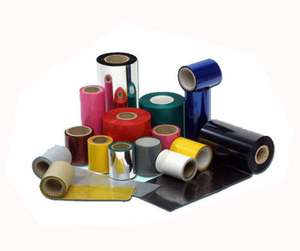 24มม. สีขี้ผึ้งเรซิ่นริบบิ้น TR สีแดง/สีฟ้า/เขียวเข้ากันได้กับม้าลาย, <span class=keywords><strong>Sato</strong></span>, Datamax, TSC, TEC เครื่องพิมพ์ - Product Image 1