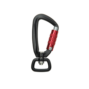 4Kn Autolock Dog Leash Clip Karabiner Swivel Aluminum Carabiner Hooks For Customized