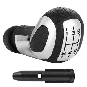 Poignée de levier de vitesse en cuir pour voiture, levier de changement de vitesse manuel pour Peugeot 508 307 206 Citroën, design ergonomique - Product Image 2