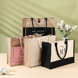 Chất Lượng Cao Cotton Tote Túi Kích Thước Trung Bình Dài Xử Lý Màn Hình Tùy Chỉnh Mô Hình Thư Tái Chế Logo Bán Buôn Ủng hộ Quà Tặng - Product Image 5