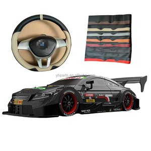 SF229 Style OEM pour <span class=keywords><strong>BMW</strong></span> <span class=keywords><strong>E39</strong></span> E46 325i E53 X5 Housse de <span class=keywords><strong>volant</strong></span> de voiture en <span class=keywords><strong>cuir</strong></span> microfibre Accessoires auto - Product Image 6