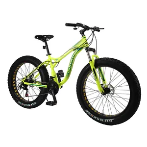 공장에서 직접 도매 F 스노우 바이크 모토 니브 26 인치 7 속도 21 속도 지방 타이어 비치 자전거 스노우 바이크 유틸리티 자전거