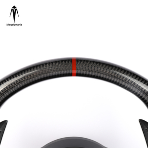 Volante Sportivo in Vera Fibra di Carbonio per <span class=keywords><strong>Porsche</strong></span> 911 Cayenne <span class=keywords><strong>Macan</strong></span> - 1 Anno di Garanzia, Accessorio per Interni Auto - Product Image 2