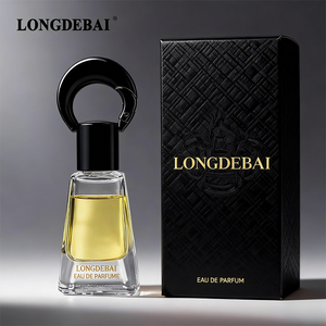 Custom Design 10ml Glass Ball <b>Bottle</b> Luxury Oil Ball <b>Bottle</b> Toothpaste Shaped Roller <b>Perfume</b> <b>Bottle</b> with Black KeyChain Cap - Product Image 1