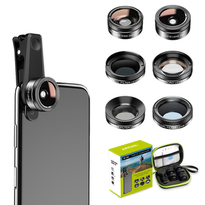 Kit de lentes de cámara para teléfono móvil, accesorios de lente <span class=keywords><strong>macro</strong></span> de gran angular 6 en 1 para iphone - Product Image 6