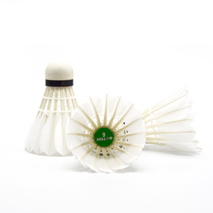 Volant de <span class=keywords><strong>Badminton</strong></span> blanc, bon marché, stabilité de vol Durable, personnalisé OEM, <span class=keywords><strong>Double</strong></span> plume d'oie lissée - Product Image 4