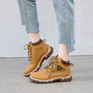 Nuovi Stivaletti da <span class=keywords><strong>Donna</strong></span> in Pelle, <span class=keywords><strong>Stivali</strong></span> da Neve con Suola in Gomma, Scarpe con Lacci, <span class=keywords><strong>Stivali</strong></span> Invernali da <span class=keywords><strong>Donna</strong></span> di Alta Qualità - Product Image 6