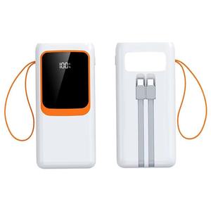 Banco de Energía Portátil de 20000mAh con Cables Integrados, Pantalla LED, Carga Rápida, Entrada y Salida Tipo-C, Enchufe Universal - Product Image 2