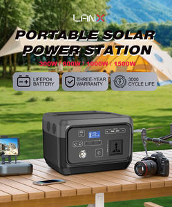 Generador Solar Portátil LANX de 300W con Sistema de Almacenamiento de Energía LiFePO4, Batería Recargable, Estación de Ducha de Emergencia Portátil - Product Image 4
