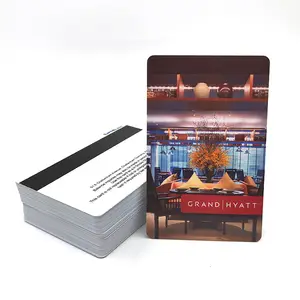 High Quality Customized Design Plastic Logo Credit Card Size printing magnetic stripe Gift Cards for hotel membership