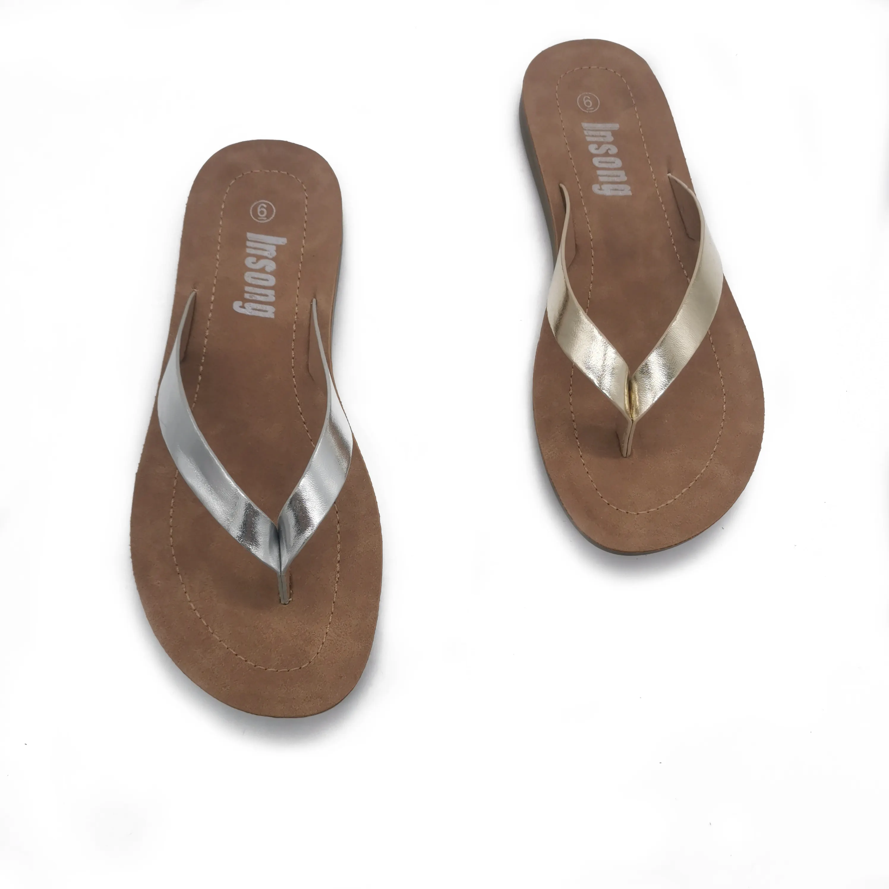 नई फैशन चमकदार पु FlipFlops आउटडोर देवियों फ्लैट गर्मियों जूते पहनने के लिए आसान जूता