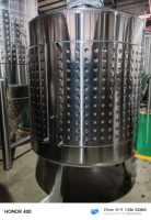 Tangki Fermentasi Anggur Stainless Steel Berjaket dengan Kontrol PLC, Bejana Tekan & Pompa untuk Penggunaan Winery